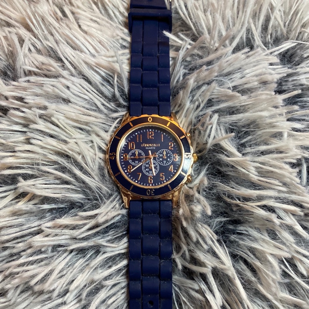 Blue and Gold Watch